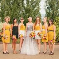 7 women holding flowers