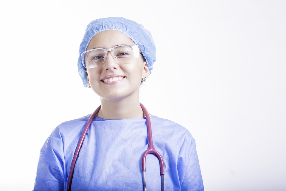 female doctor smiling